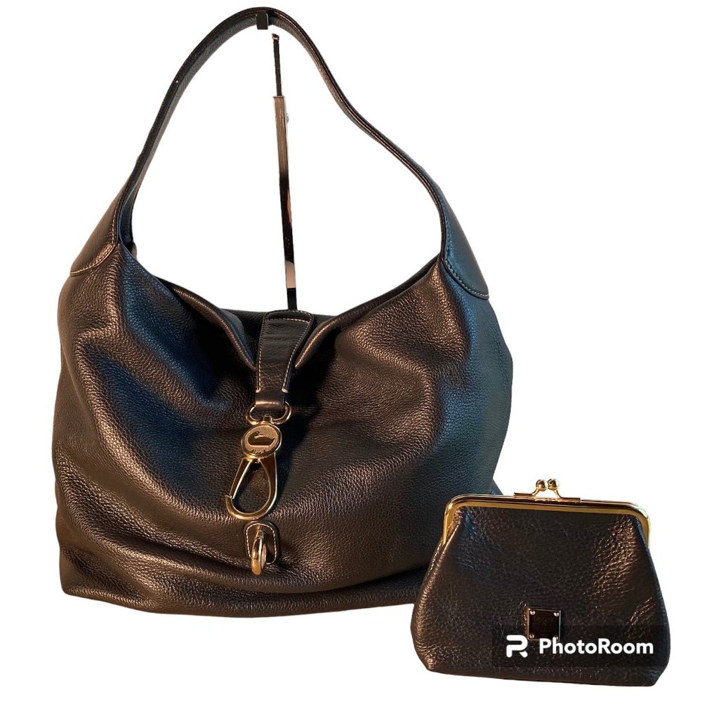 Dooney & Bourke Belvedere Logo Lock Shoulder Bag